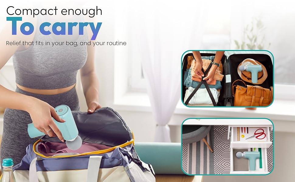 Massage Machine for Body Pain – Mini Massage Gun for Deep Tissue