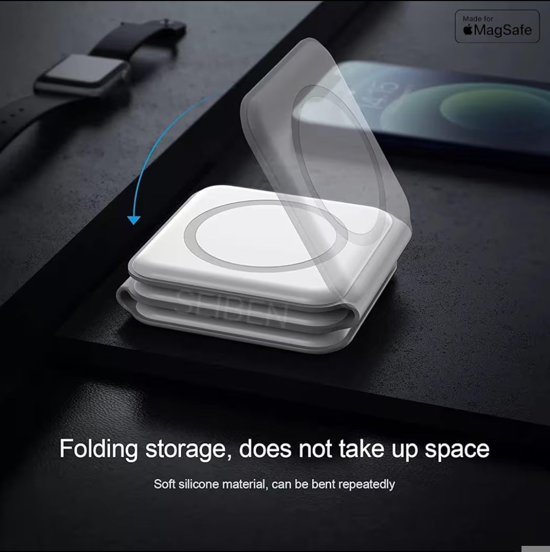 3-in-1 Foldable Wireless Charger, 23W Fast Charging Station